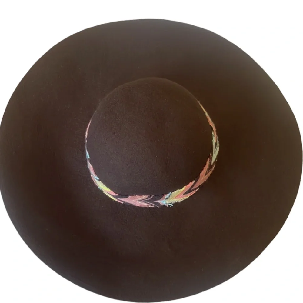 Missoni Brown Wool Floppy Hat - Picture 4 of 6